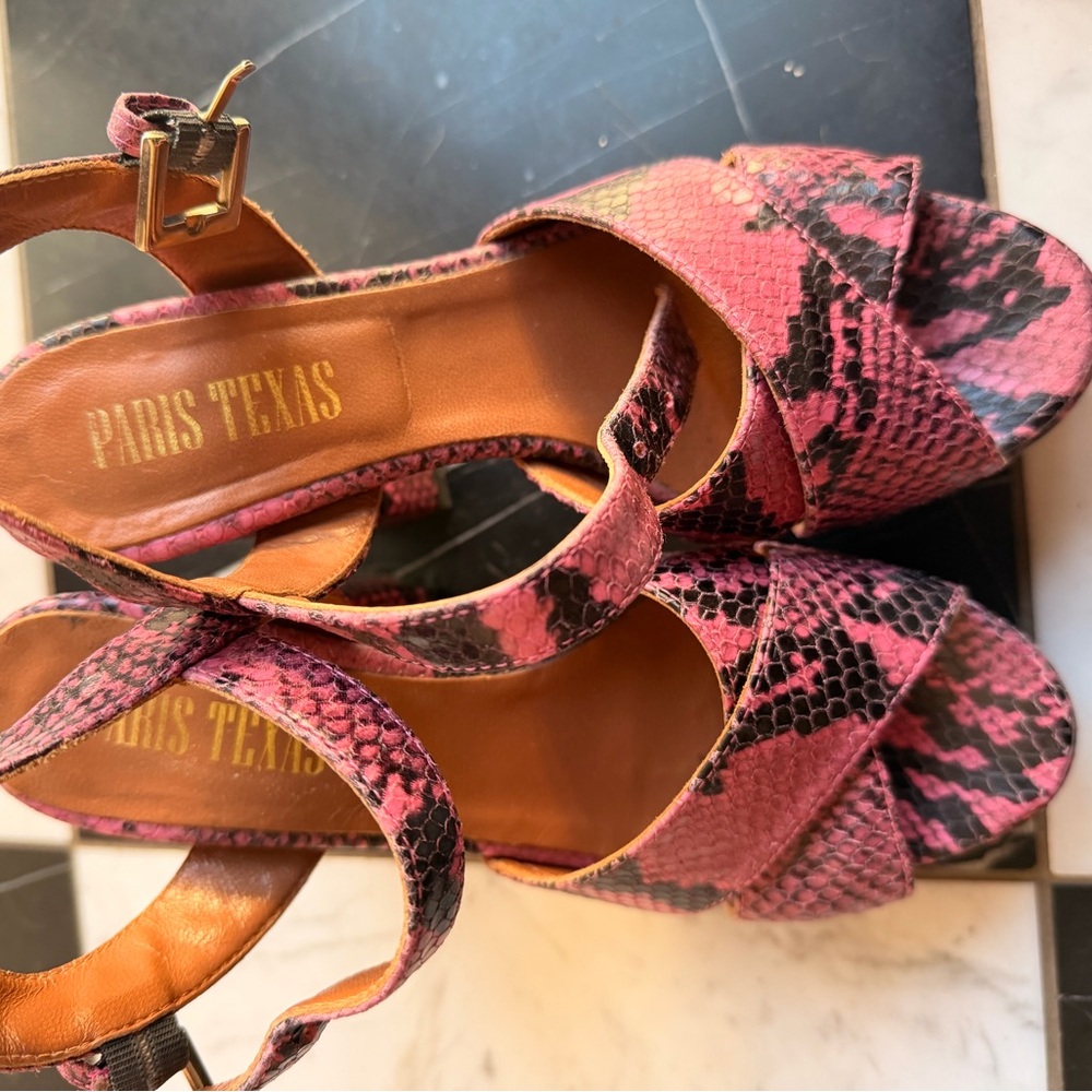 Paris Texas Python Sandals - Picture 3 of 6